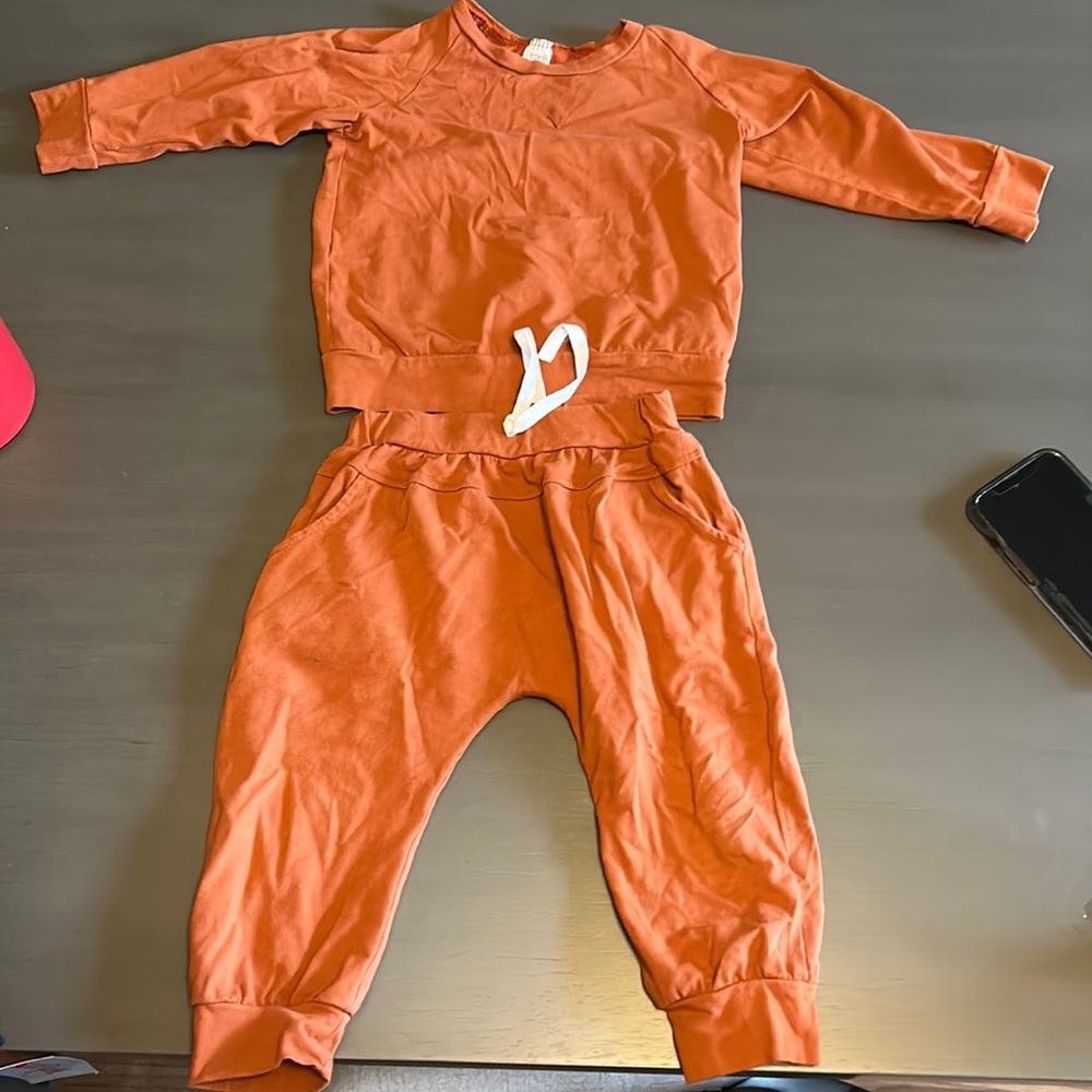 4t matching art autumn pumpkin color
